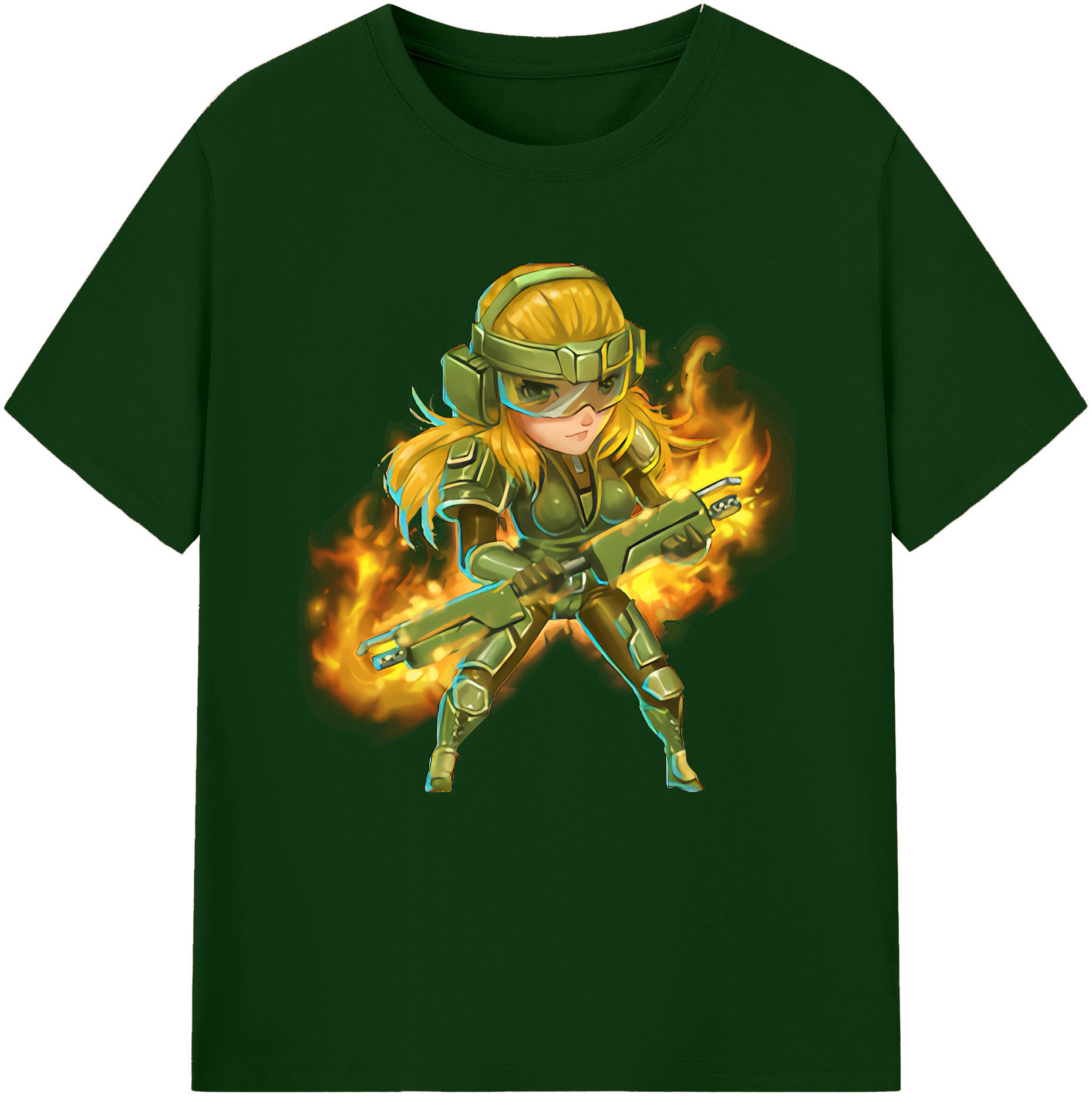 リーグ・オブ・レジェンド League of Legends LOL 綿100％半袖Tシャツ（フロントプリント）